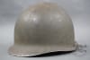 Original U.S. WWII M1 Front Seam Swivel Bale Helmet With Firestone Liner - Image 1 of 0