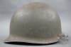 Original U.S. WWII M1 Front Seam Swivel Bale Helmet With Firestone Liner - Image 2 of 0