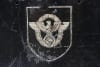 Original German WWII Double Decal M34 Feuerschutzpolizei (Fire Police) Helmet Size 64/57 - Image 3 of 0