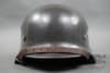 Original German WWII M35 Luftwaffe Ex-Double Decal Helmet EF64 - Image 4 of 0
