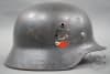 Original German WWII M35 Luftwaffe Double Decal Helmet ET62 - Image 5 of 0