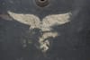 Original German WWII M35 Double Decal Luftwaffe Helmet Q66 Named to "Moog" 1. Batterie, Flak-Regiment 5 - Image 3 of 0