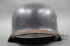 Original German WWII M35 Double Decal Luftwaffe Helmet Q66 Named to "Moog" 1. Batterie, Flak-Regiment 5 - Image 4 of 0