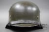 Original German WWII M35 Heer Double Decal Helmet EF62 - Image 5 of 0