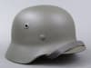 Original German WWII Refurbished M40 Helmet Size 62 Shell - Image 1 of 0