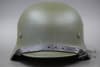 Original German WWII Refurbished M40 Double Decal Police Helmet - Image 4 of 0