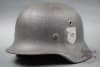 Original German WWII Single Decal M40 Heer (Army) Helmet - Image 1 of 0