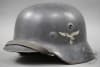 Original German WWII Luftwaffe M40 Single Decal Helmet SE64 - Image 1 of 0