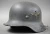 Original German WWII Luftwaffe M40 Single Decal Helmet EF60 - Image 1 of 0