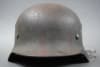 Original German WWII Luftwaffe M40 Single Decal Helmet Q64 - Image 5 of 0