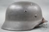 Original German WWII Luftwaffe M40 Single Decal Helmet SE64 - Image 5 of 0