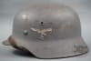 Original German WWII Luftwaffe M40 Single Decal Helmet Q66 - Image 2 of 0