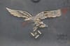 Original German WWII Luftwaffe M40 Single Decal Helmet Q66 - Image 3 of 0
