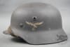 Original German WWII Luftwaffe M40 Single Decal Helmet Q66 - Image 2 of 0