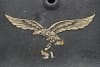 Original German WWII Luftwaffe M40 Single Decal Helmet Q66 - Image 3 of 0