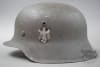 Original German WWII M42 Heer Single Decal Helmet NS66 - Image 2 of 0