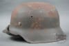 Original German WWII Heer/Waffen SS No Decal M42 Helmet ef64 - Image 2 of 0