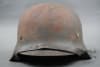 Original German WWII Heer/Waffen SS No Decal M42 Helmet ef64 - Image 4 of 0
