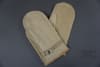 Unissued Original US Navy Tan Leather Gunner's Mittens Marked U.S.N. - Image 2 of 0