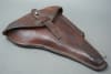 Original German WWII Police P08 Brown Leather Holster Dated 1942 - Image 2 of 0