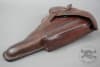 Original German WWII Police P08 Brown Leather Holster Dated 1942 - Image 3 of 0