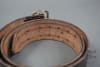 Original German Pre-WWII Political Leaderâ€™s Brown Leather Belt With Open Claw Buckle RZM Marked 100 cm - Image 5 of 0