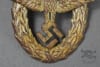 Original German WWII First Pattern Police Officers Visor Cap Badge - Image 3 of 0