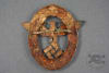 Original German WWII Wasserschutzpolizei Water Protection Police 1st Pattern Gilt Brass Cap Insignia - Image 3 of 0