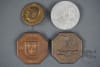Original German WWII / Pre-WWII Political Tinnie Badge Grouping (4 Pieces) - Image 1 of 0