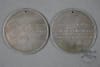 Original German WWII Factory Tokens Bandeisenwalzwerke A.G. Dinslaken (Set of 2) - Image 2 of 0