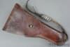 Original US WWI M1911 Leather Holster Not Marked or Dated With Thigh String - Image 1 of 0