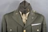 Original US WWII Army Officer's Four Pocket Class A Dress Uniform With Shirt & Overseas Cap - Image 2 of 0
