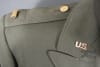 Original US WWII Army Officer's Four Pocket Class A Dress Uniform With Shirt & Overseas Cap - Image 3 of 0