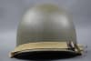 Refurbished Original US WWII M1 Fixed Bale Helmet With Post War Firestone Liner - Image 3 of 0