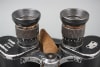 Reproduction German WWII Binocular 6x30 Plastic Eye Cups - Image 3 of 0