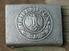 Repro German WWII Heer Aluminum Belt Buckle - Image 1 of 0