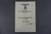 Reproduction German WWII War Merit Cross 1st Class (Kriegsverdienstkreuz 1. Klasse) Award Certificate Dated 1942 - Image 1 of 0