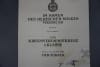 Reproduction German WWII War Merit Cross 1st Class (Kriegsverdienstkreuz 1. Klasse) Award Certificate Dated 1942 - Image 2 of 0