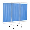 Mobile Three Panel Privacy Screen, Various Colours - Image 2 of 0