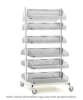 Metro qwikSIGHT Mobile Double-Sided 12-Basket Shelving Unit - Image 1 of 0