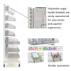 Metro qwikSIGHT Mobile Double-Sided 12-Basket Shelving Unit - Image 2 of 0