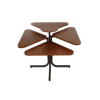 Height Adjustable Ergonomic Square (4 Sections) Table with Central Turntable - Image 2 of 0