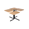 Ergonomic Height-Adjustable 4-Seater Table - Image 2 of 0