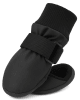 PolarPaws black soft sole waterproof outdoor dog booties for protection on damp or chilly walks - Image 1 of 0