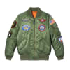 Alpha Youth MA-1 Jacket with Patches - YJM21001C1 - Image 1 of 0
