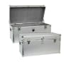 Biltmore 502-HT Embossed Metal Covered Steamer Trunk Footlocker Made in USA - Image 2 of 0