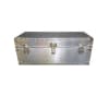Biltmore 502-M Metal Covered Steamer Trunk Footlocker Made in USA - Image 1 of 0