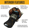Carhartt 45L Nylon Internal Frame Hiking Backpack B0000440 - Image 9 of 0