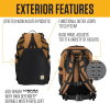 Carhartt 45L Nylon Internal Frame Hiking Backpack B0000440 - Image 8 of 0