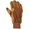 Carhartt Insulated Duck Synthetic Leather Knit Cuff Glove GL0801-M sherpa-lined winter work glove with reinforced synthetic leather palm - Image 2 of 0
